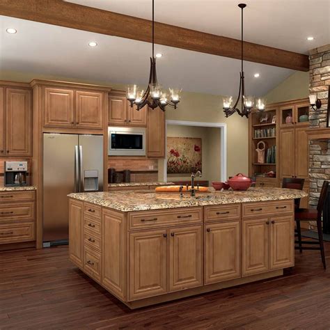from both the top and bottom of the cabinet door. . Lowes kitchen cabinets